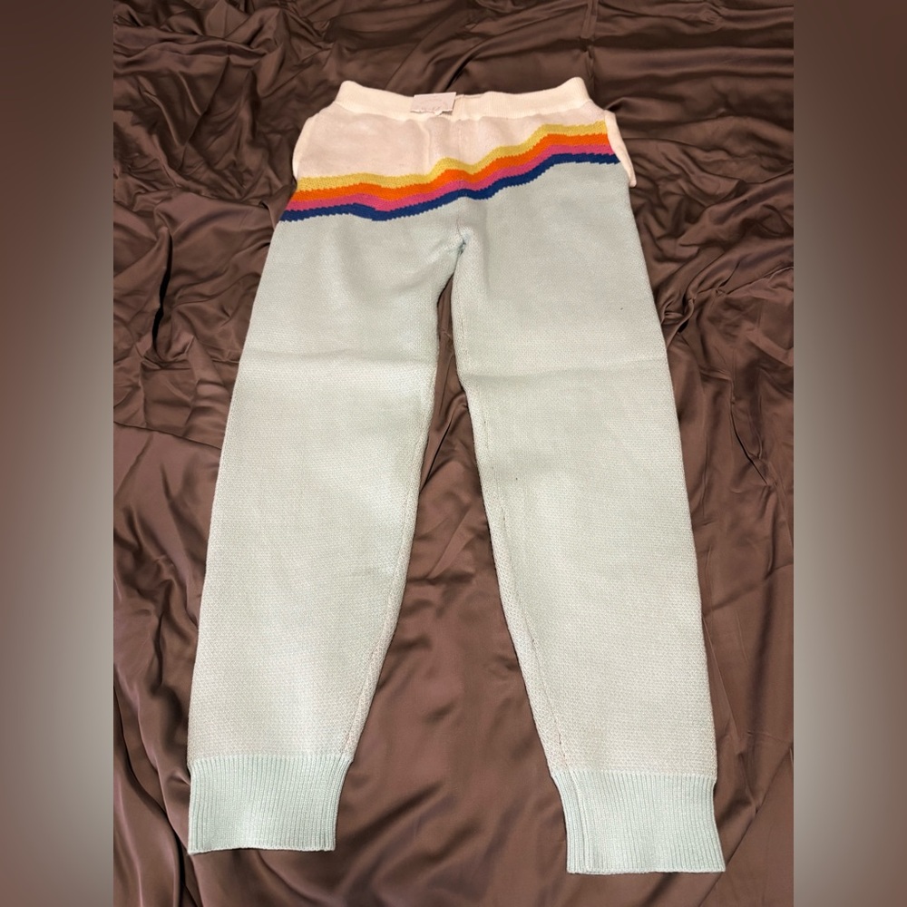 Vintage Style Knit Retro Joggers